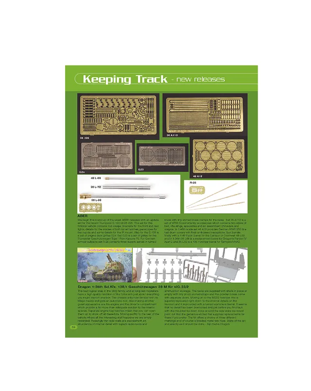 AFV Modeller AFV numero 43 articolo PDF Keeping Track