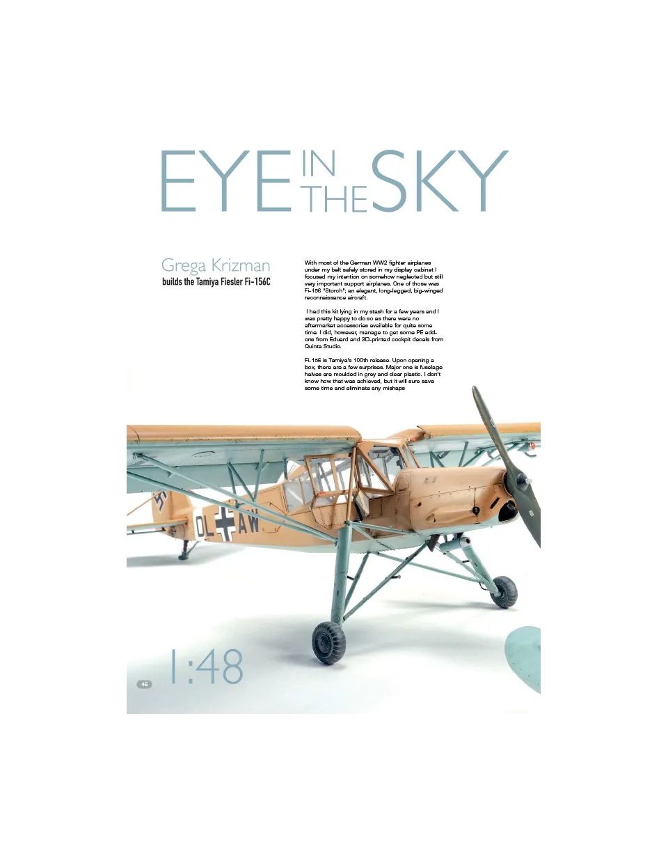 AFV Modeller AIR120 Eye in the Sky articolo PDF copia singola