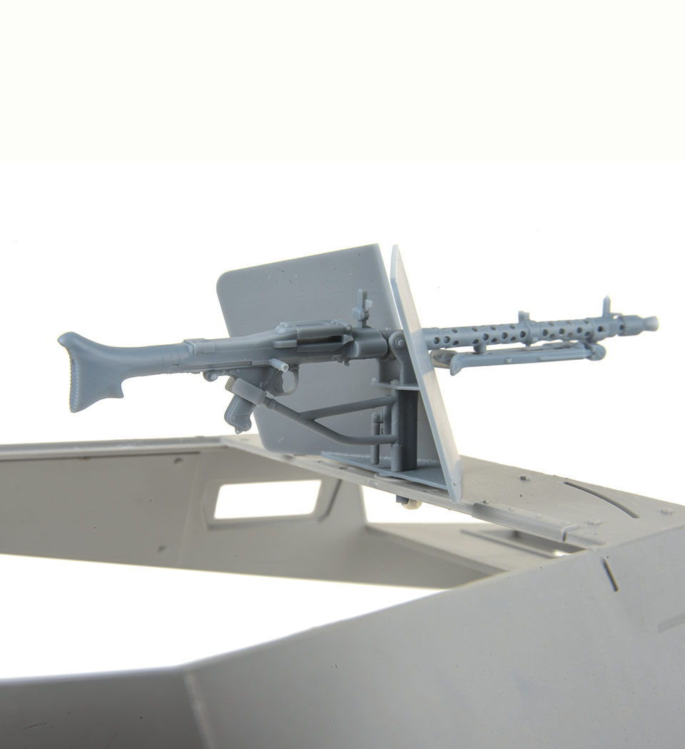 AFV Modeller 16300 dettaglio 1:16 Sd.Kfz. 250 MG34 scudo singolo