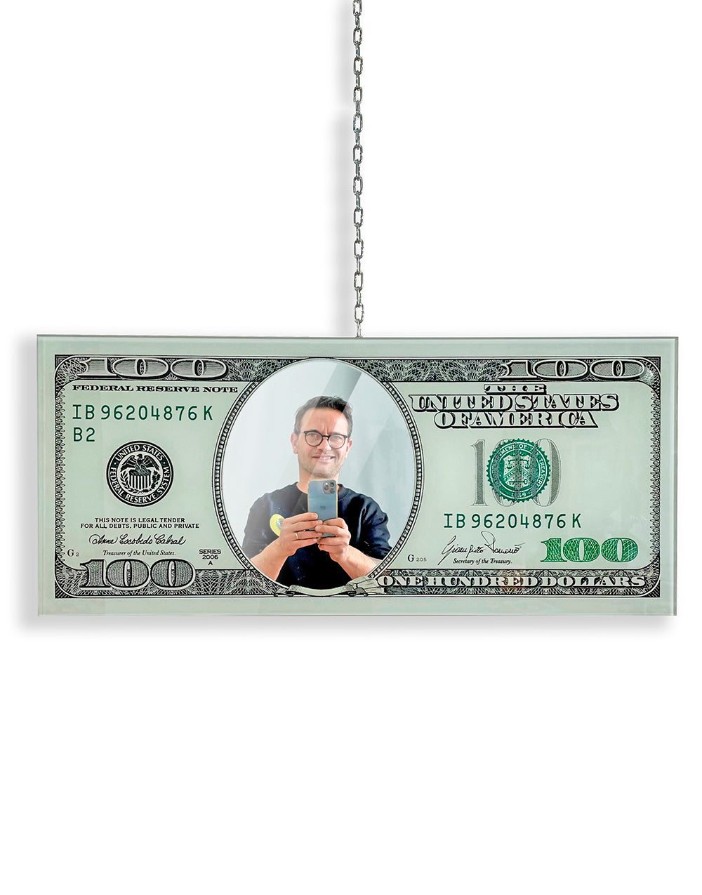 TOILETPAPER The President specchio 80x35 firmato
