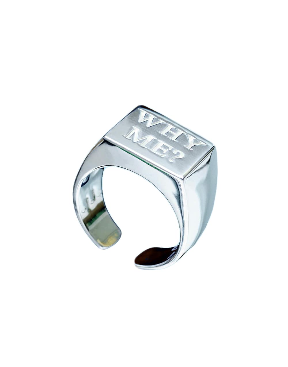TOILETPAPER Endless Why Me anello argento 925 unisex