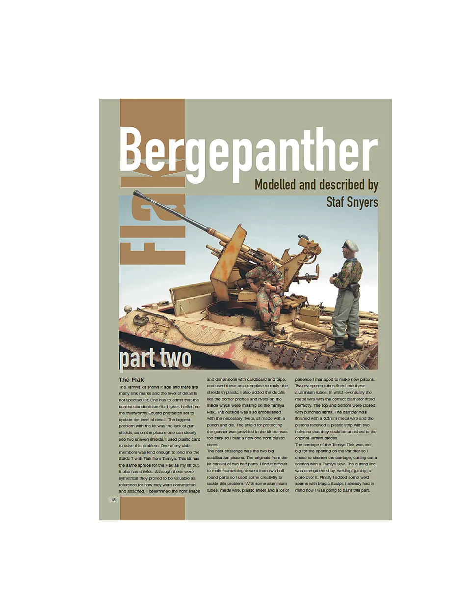 AFV Modeller Issue 39 Bergepanther Flak articolo pdf