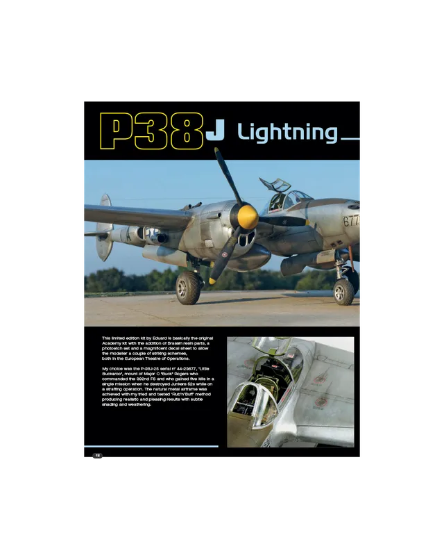 AFV Modeller AIR59 P-38 J Lightning rivista PDF aerei