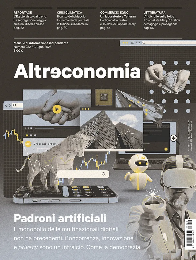 Altreconomia 282 Padroni artificiali rivista numero singolo IA