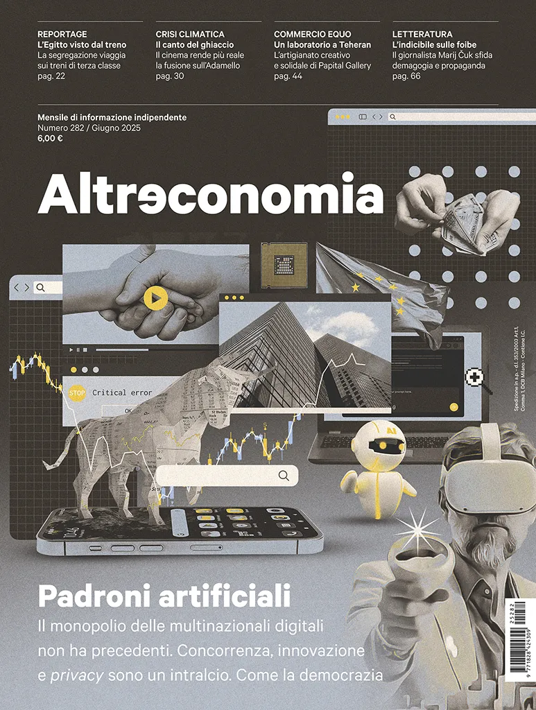 Altreconomia 282 Padroni artificiali rivista numero singolo IA