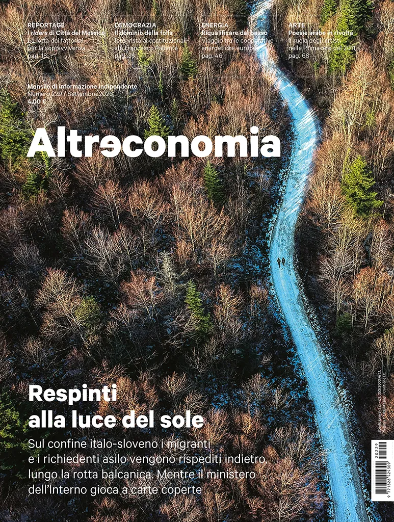 Altreconomia 229 Respinti alla luce del sole rivista copia singola