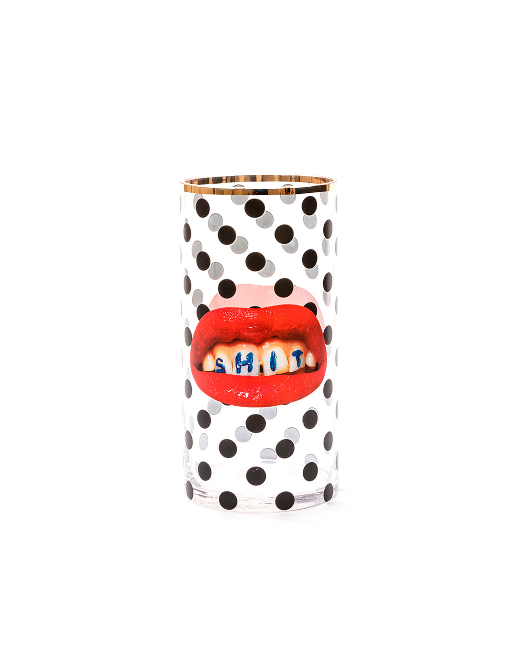 TOILETPAPER vaso cilindrico medio vetro Roses