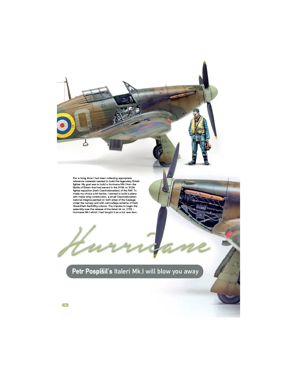 AFV Modeller AIR84 Hurricane rivista PDF copia singola aerei