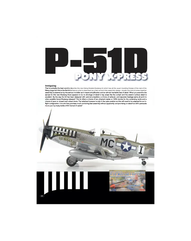 AFV Modeller AIR 70 P-51D Mustang articolo PDF copia singola