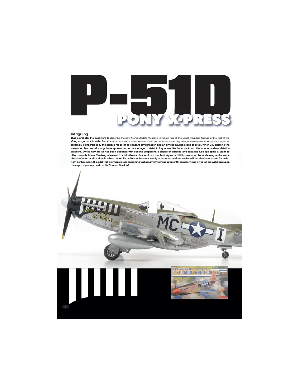 AFV Modeller AIR 70 P-51D Mustang articolo PDF copia singola