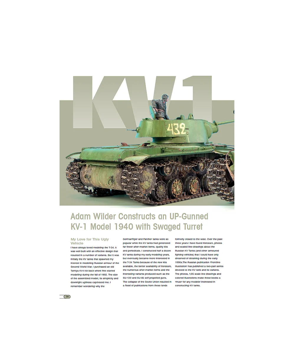 AFV Modeller Issue 22 KV1 Model 1940 articolo PDF