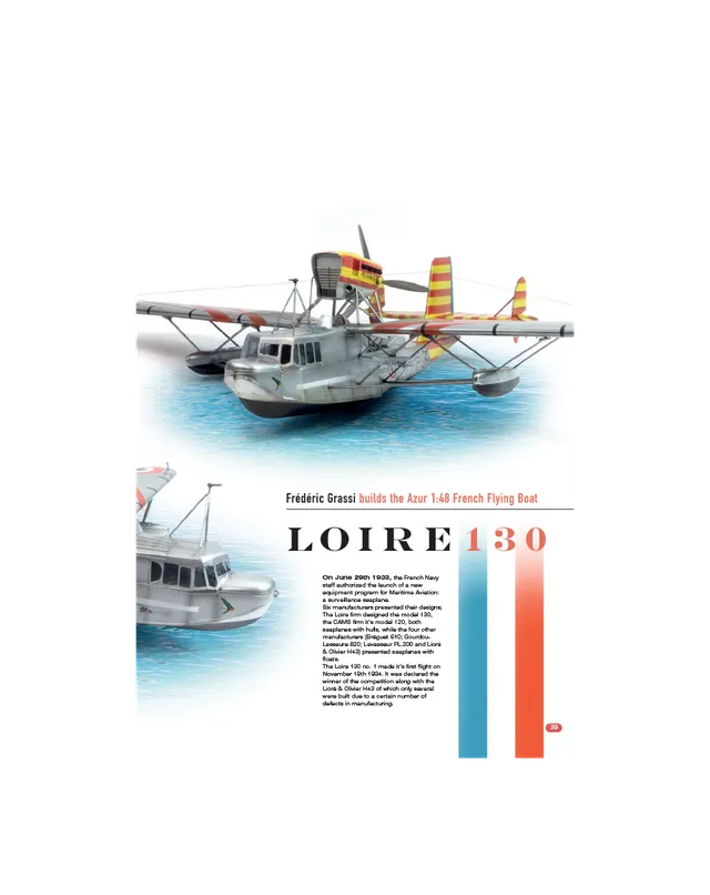 AFV Modeller AIR102 Loire 130 rivista copia singola idrovolanti