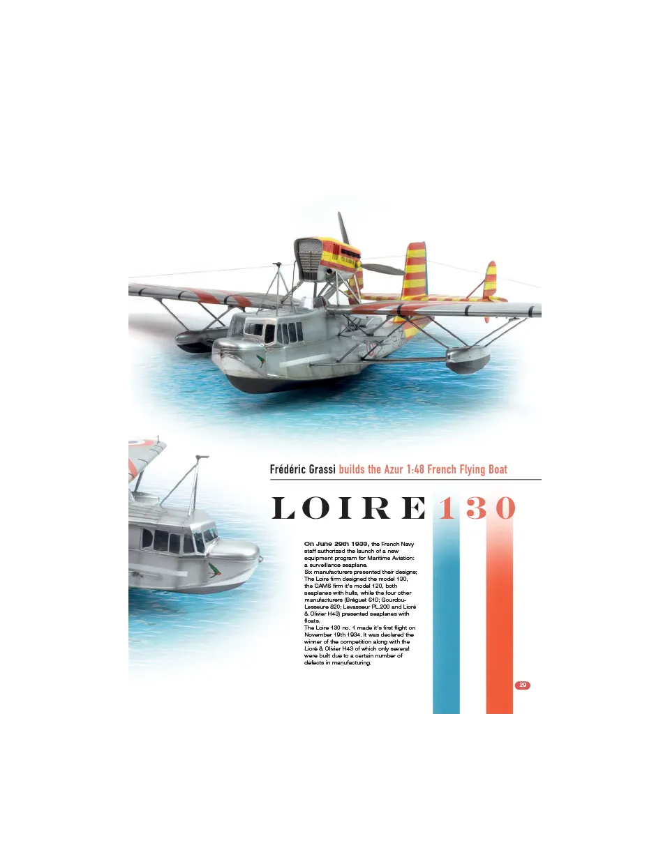 AFV Modeller AIR102 Loire 130 rivista copia singola idrovolanti