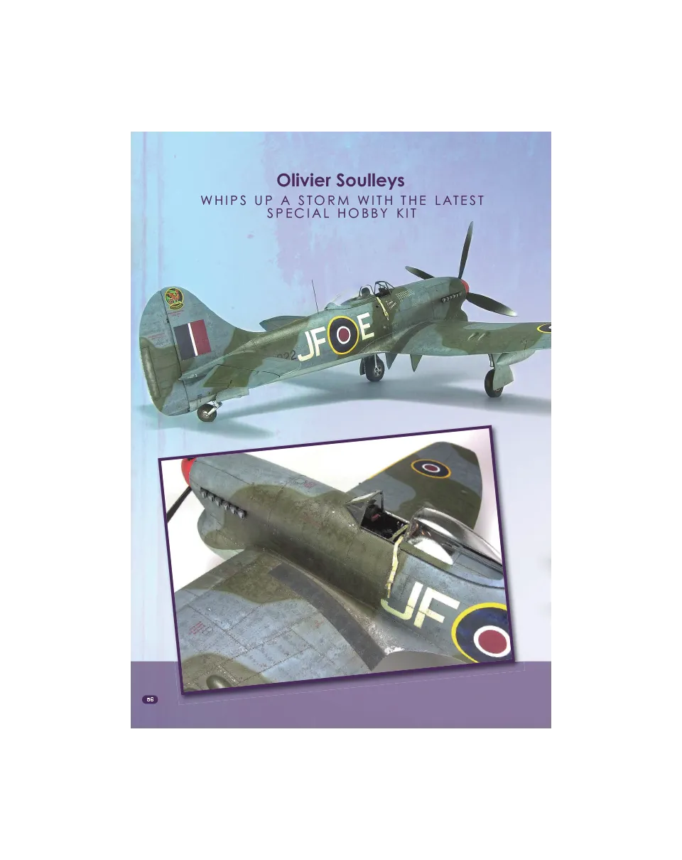 AFV Modeller AIR70 Whipping-up a Storm articolo PDF aereo