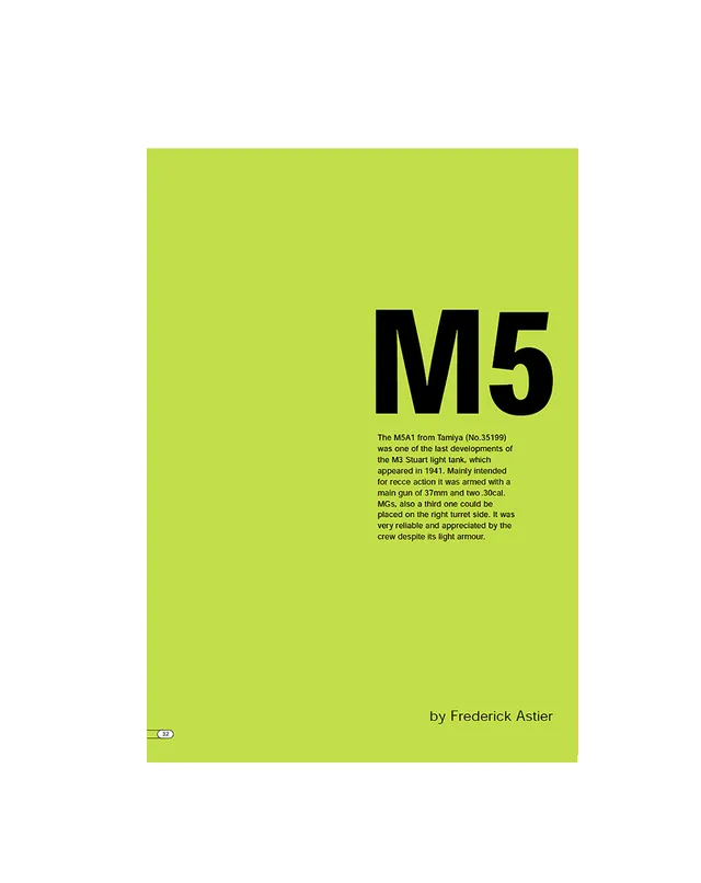 AFV Modeller Issue 5 M5A1 articolo PDF