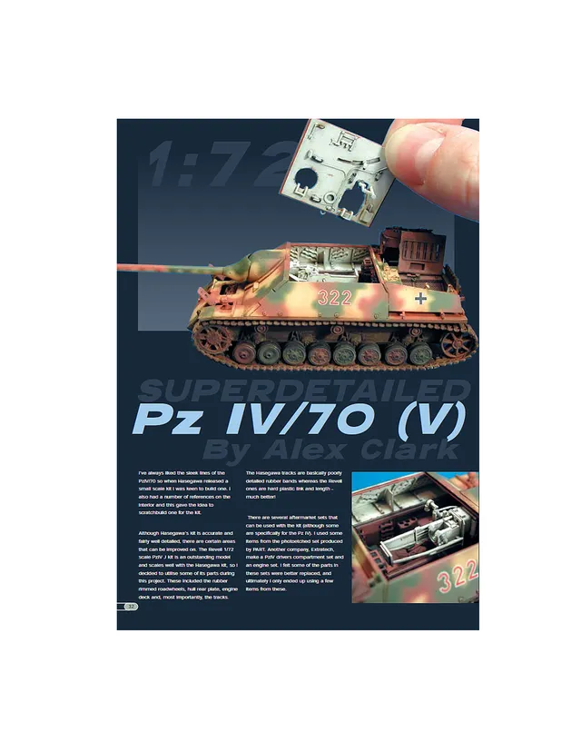 AFV Modeller Issue 10 PzIV/70 articolo PDF superdettaglio