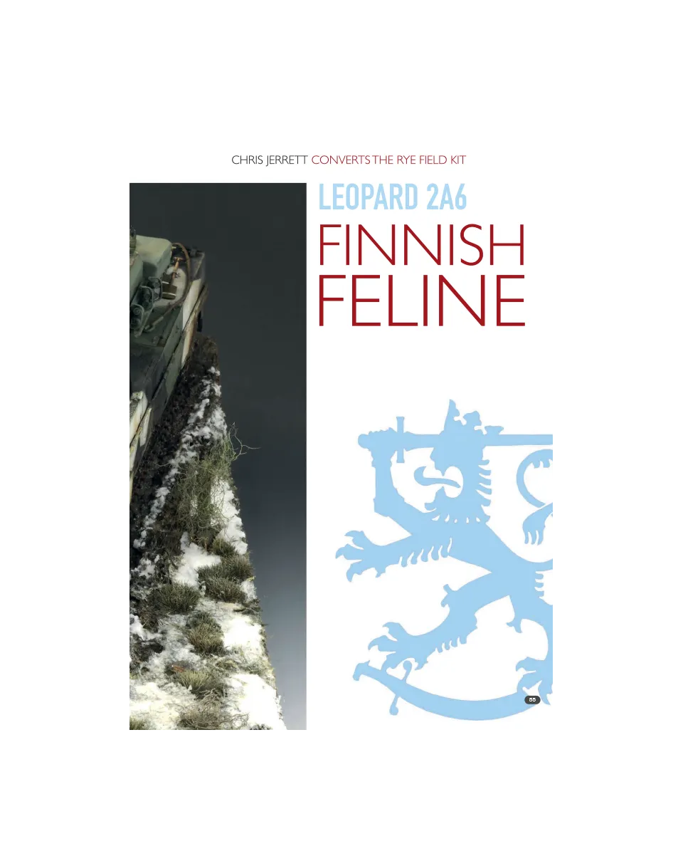 AFV Modeller AFV144 Finnish Feline articolo PDF copia singola
