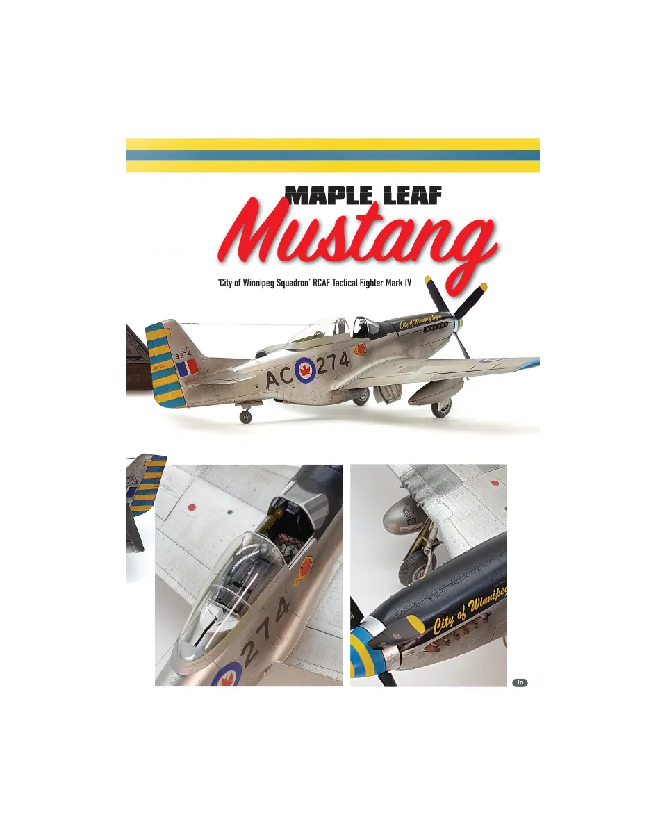 AFV Modeller AIR109 Maple Leaf Mustang articolo PDF aerei