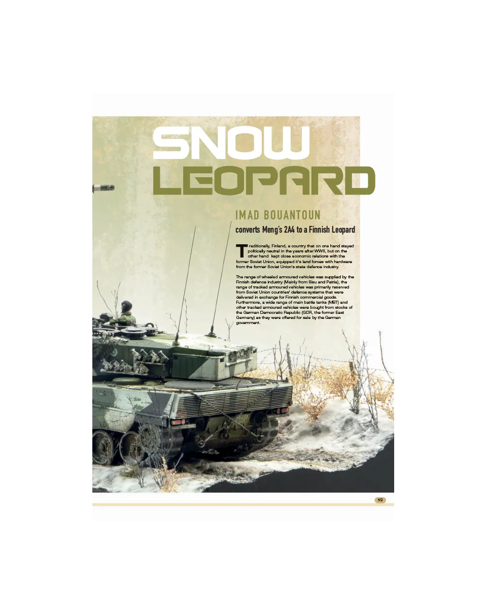 AFV Modeller AFV AFV112 articolo PDF Snow Leopard