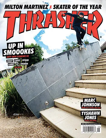 Thrasher Magazine Maggio 2020 rivista copia singola SOTY