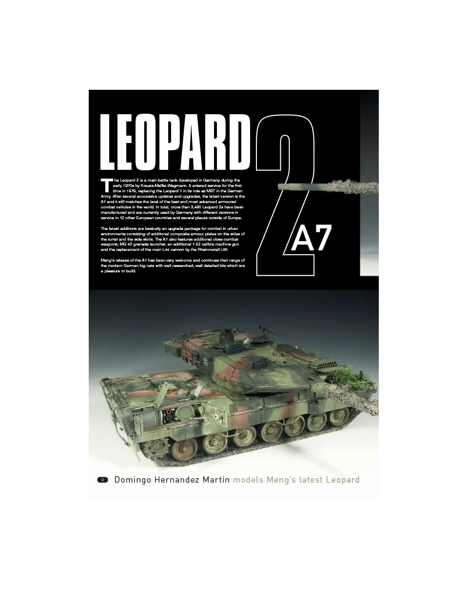 AFV Modeller AFV93 rivista PDF Leopard 2 A7 copia singola