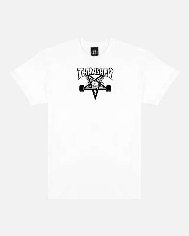 Thrasher Skategoat t-shirt bianca cotone