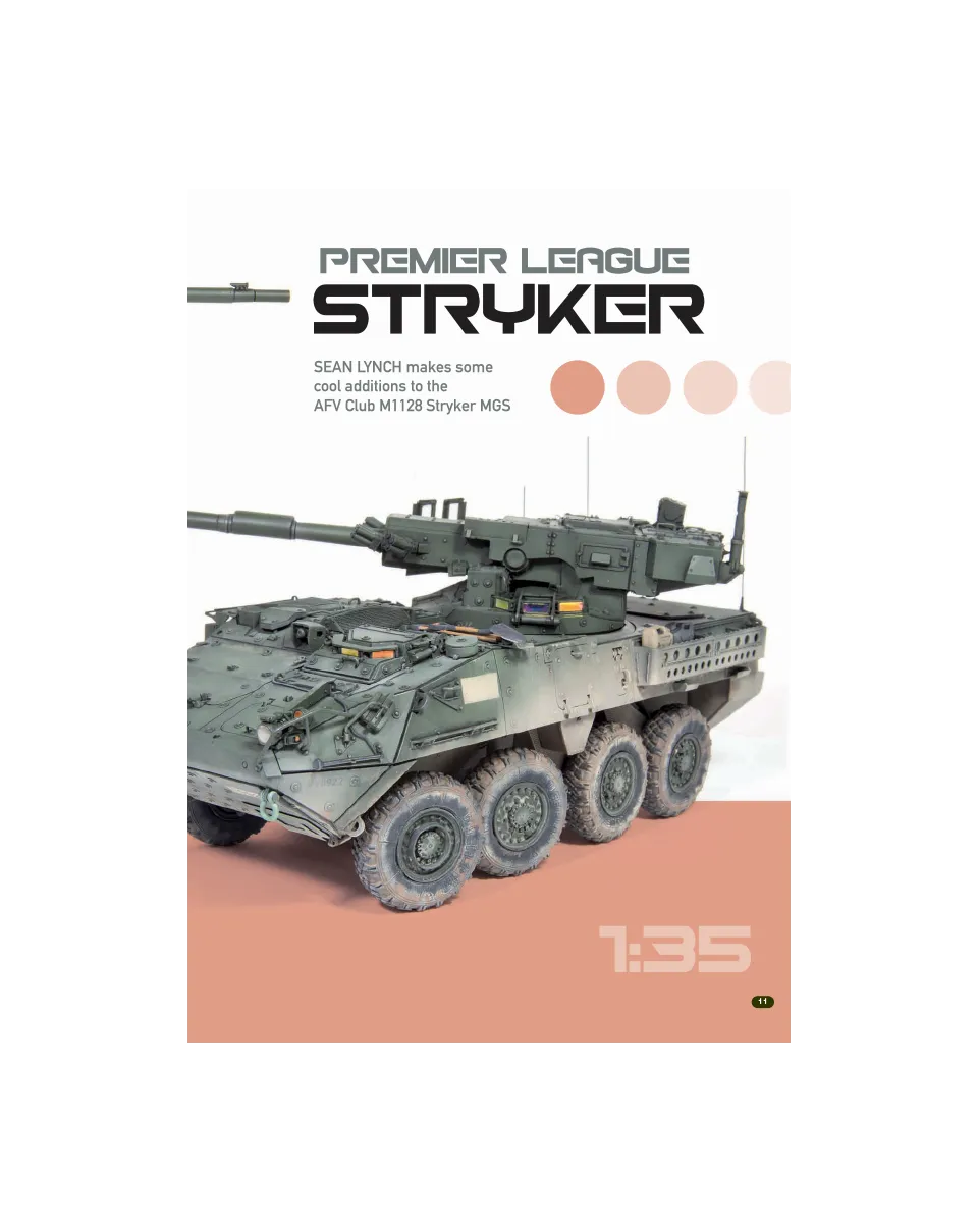 AFV Modeller 111 M1128 Stryker MGS rivista PDF singola