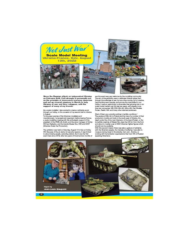AFV Modeller AFV129 rivista PDF Not Just War 2 pagine