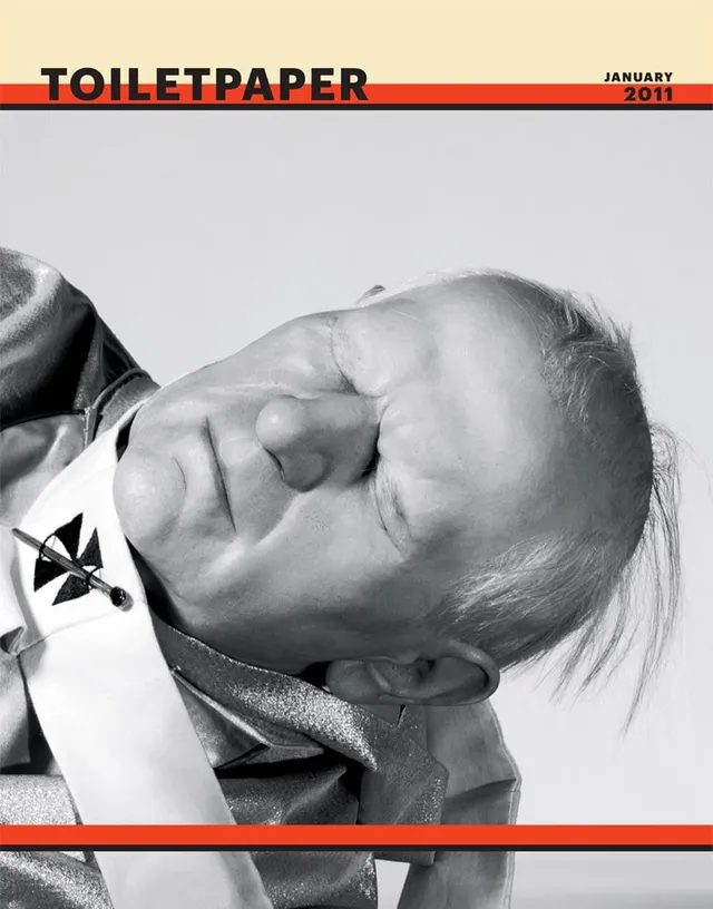 TOILETPAPER Magazine N.2 rivista cover speciale