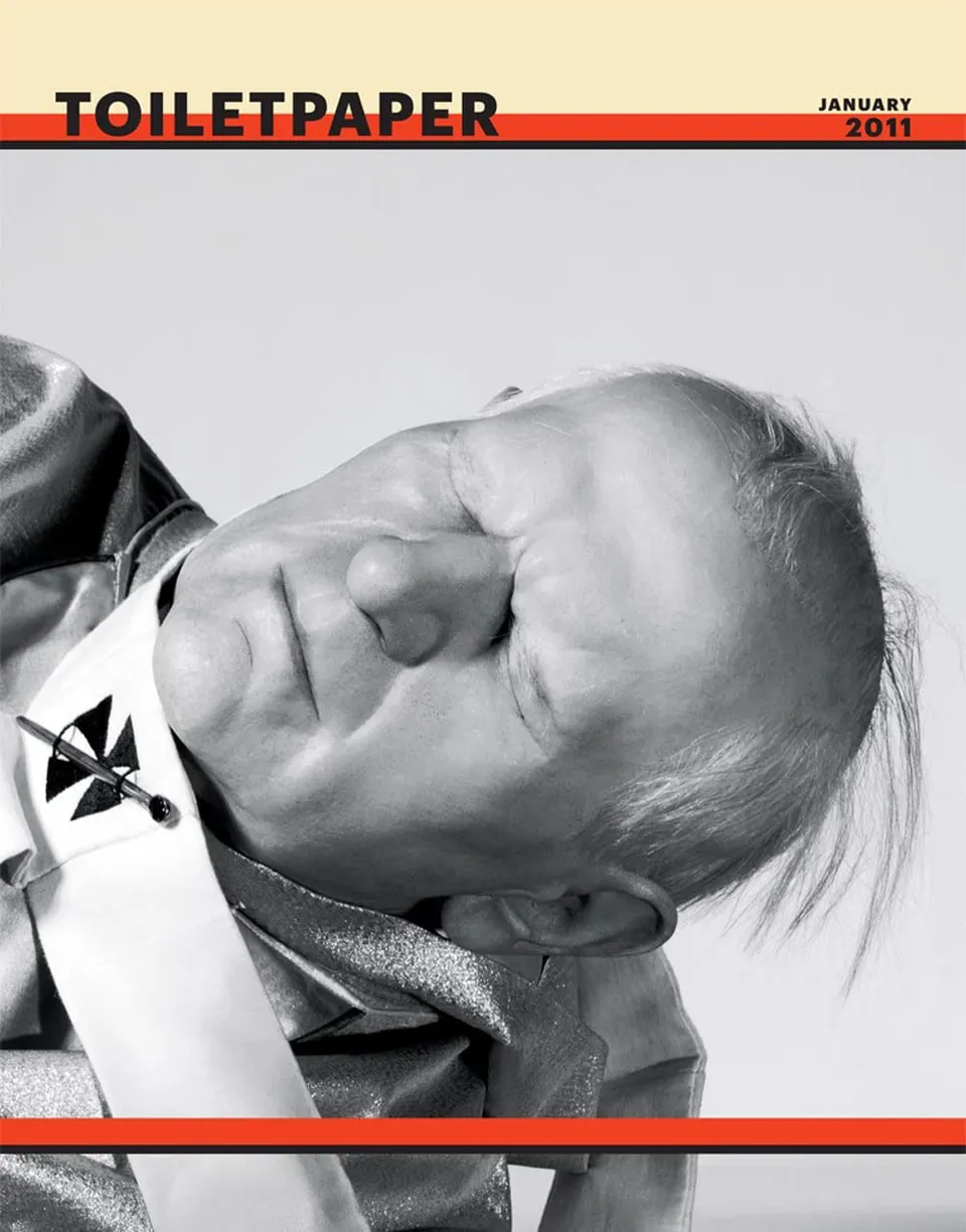 TOILETPAPER Magazine N.2 rivista cover speciale