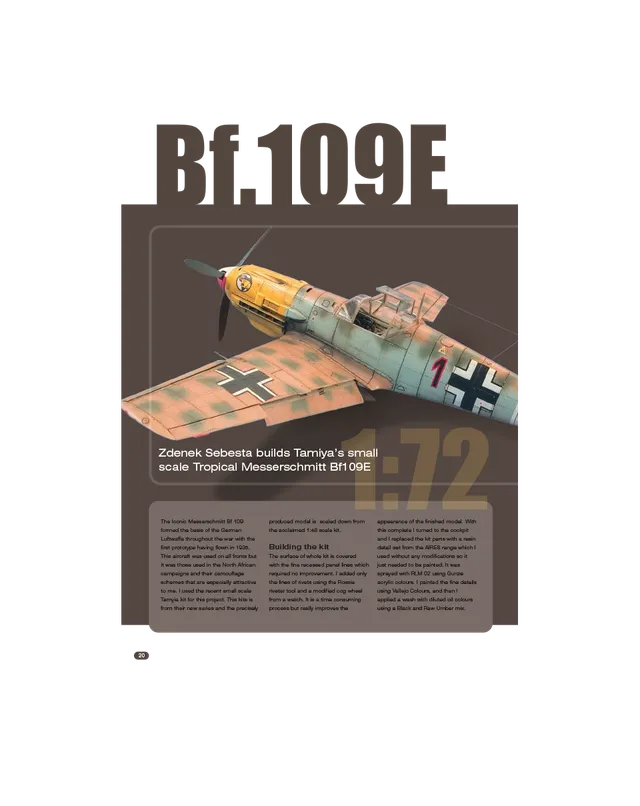 AFV Modeller AIR15 rivista PDF Bf 109E copia singola