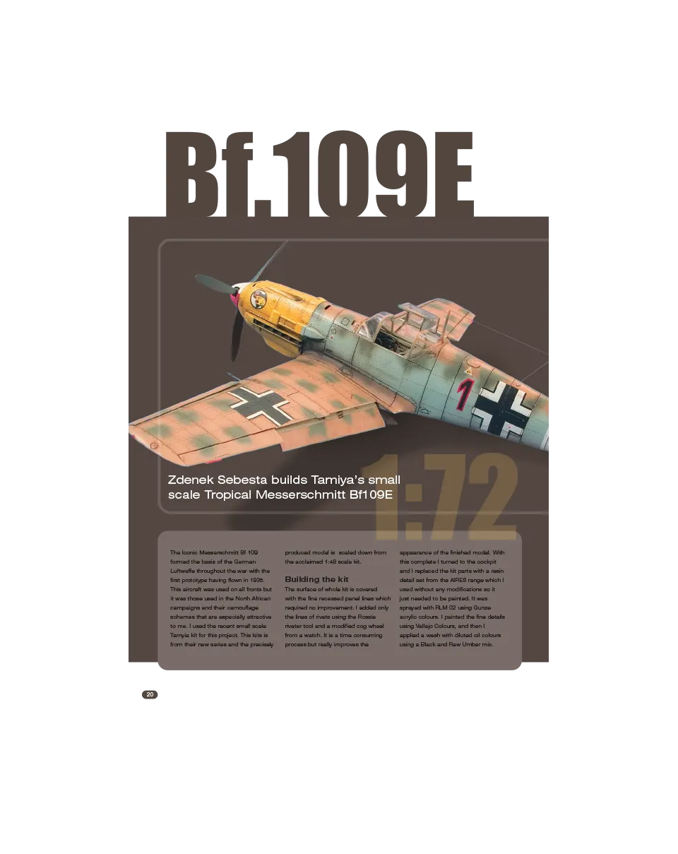 AFV Modeller AIR15 rivista PDF Bf 109E copia singola