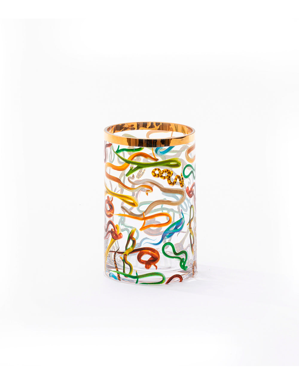 TOILETPAPER Cylindrical Small vaso vetro Roses 14 cm