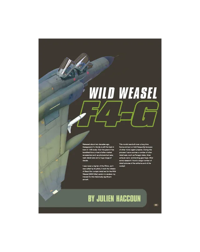 AFV Modeller AIR 6 articolo PDF F-4G Wild Weasel copia singola