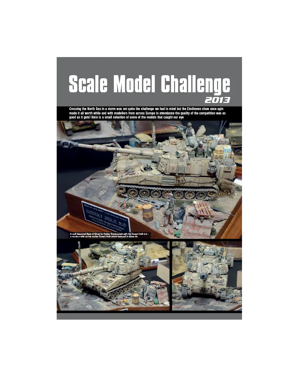 AFV Modeller AFV74 Scale Model Challenge rivista PDF