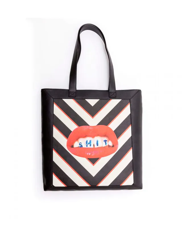 TOILETPAPER Shit tote bag borsa PVC 42x69 cm