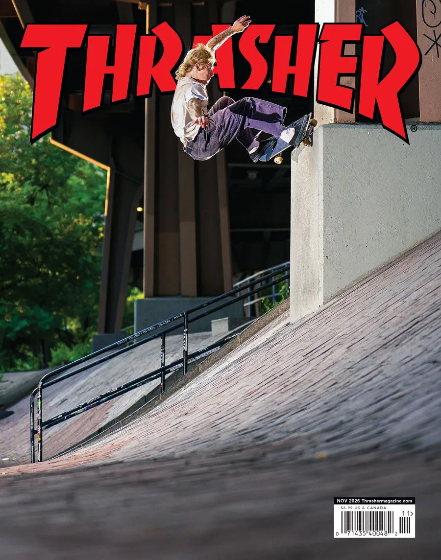 Thrasher Novembre 2026 rivista copia singola skate