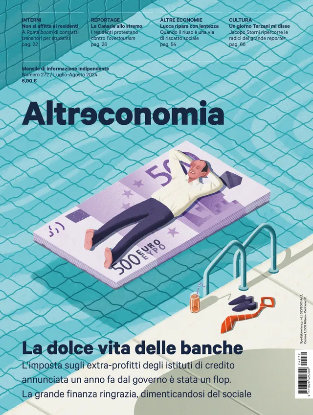 Altreconomia 272 La dolce vita delle banche rivista copia