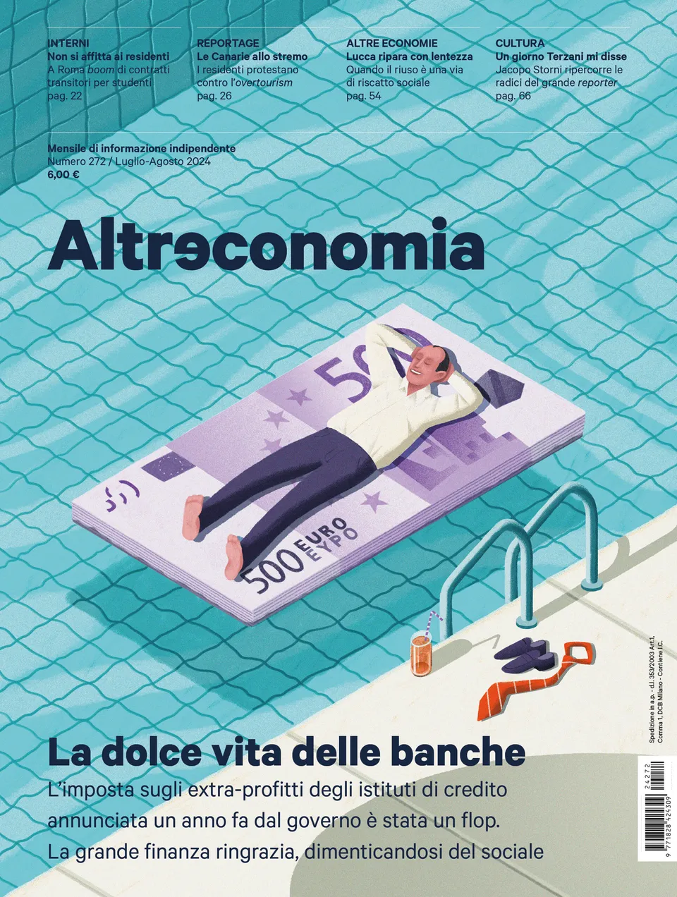 Altreconomia 272 La dolce vita delle banche rivista copia