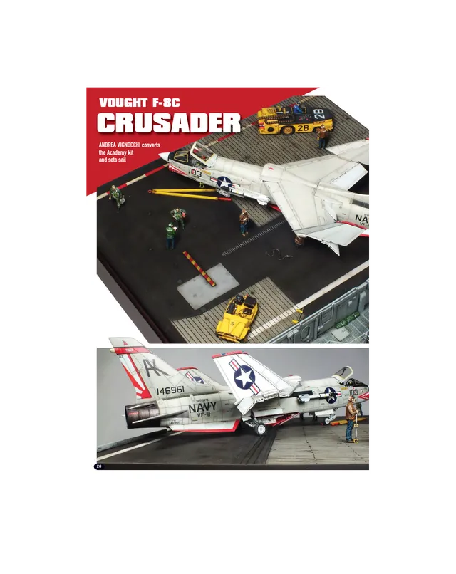 AFV Modeller AIR 107 Crusader Part Two articolo PDF aerei