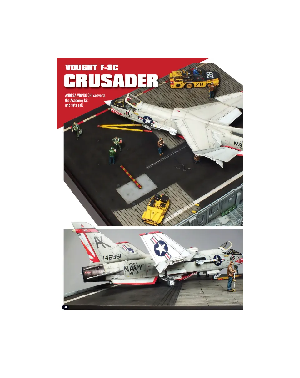 AFV Modeller AIR 107 Crusader Part Two articolo PDF aerei
