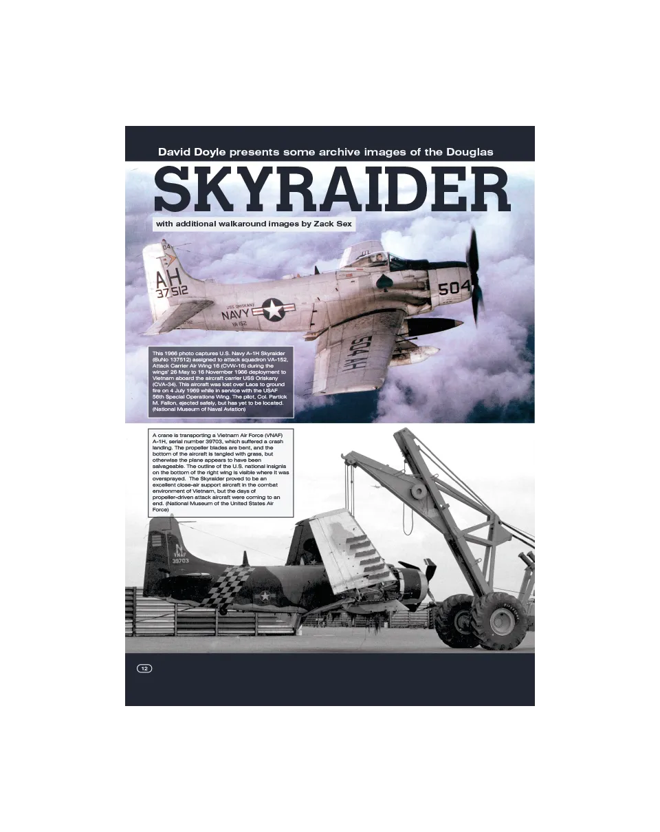 AFV Modeller AIR39 articolo PDF Skyraider Walkaround