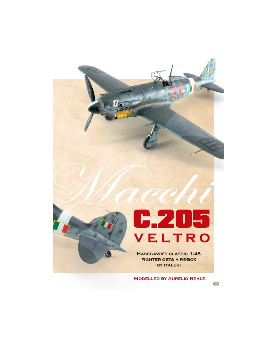 AFV Modeller AIR86 Macchi C.205 Veltro articolo PDF copia singola