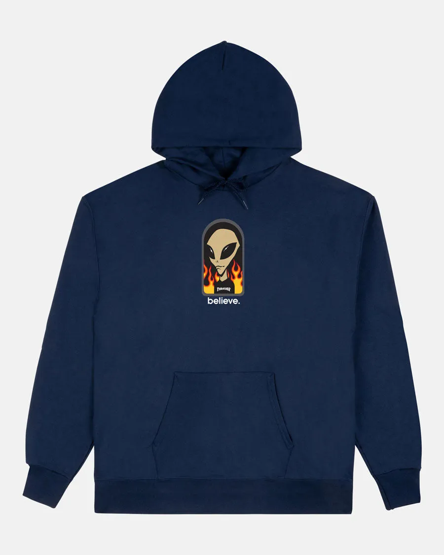 Thrasher Believe felpa navy Alien Workshop unisex