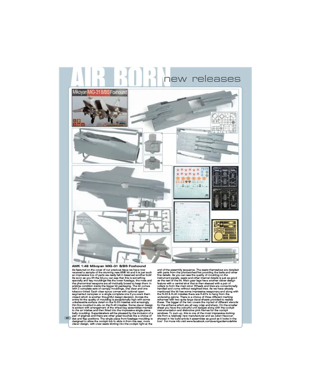 AFV Modeller AIR66 Air Born articolo PDF aerei