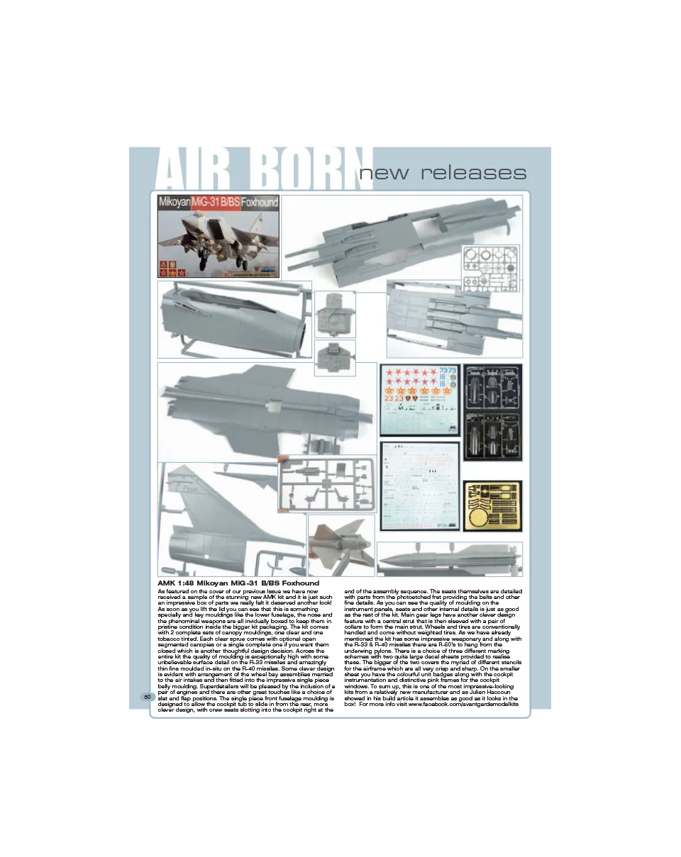 AFV Modeller AIR66 Air Born articolo PDF aerei