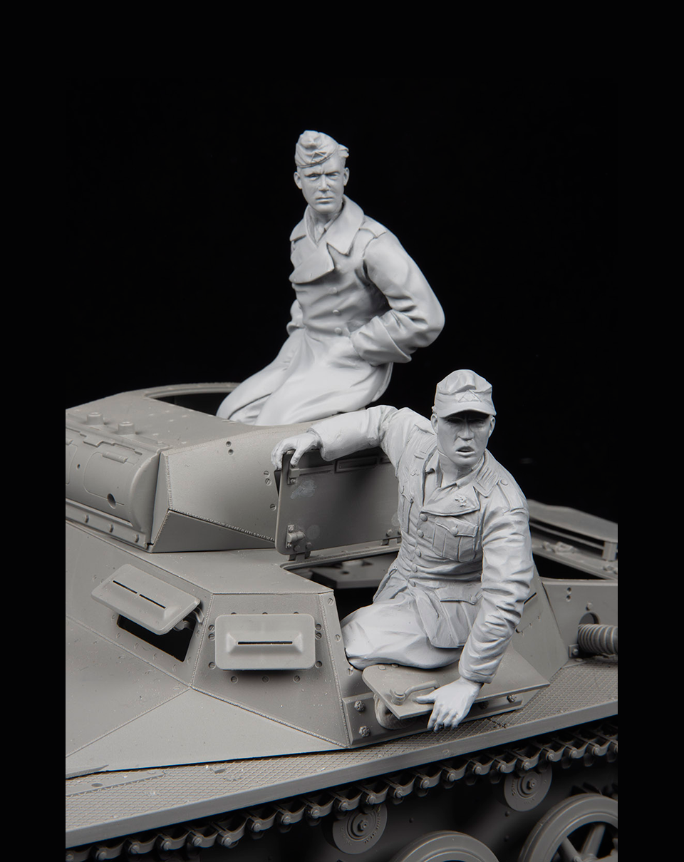 AFV Modeller Afrika Korps Tank Crew figure 1:16 per Takom Panzer I