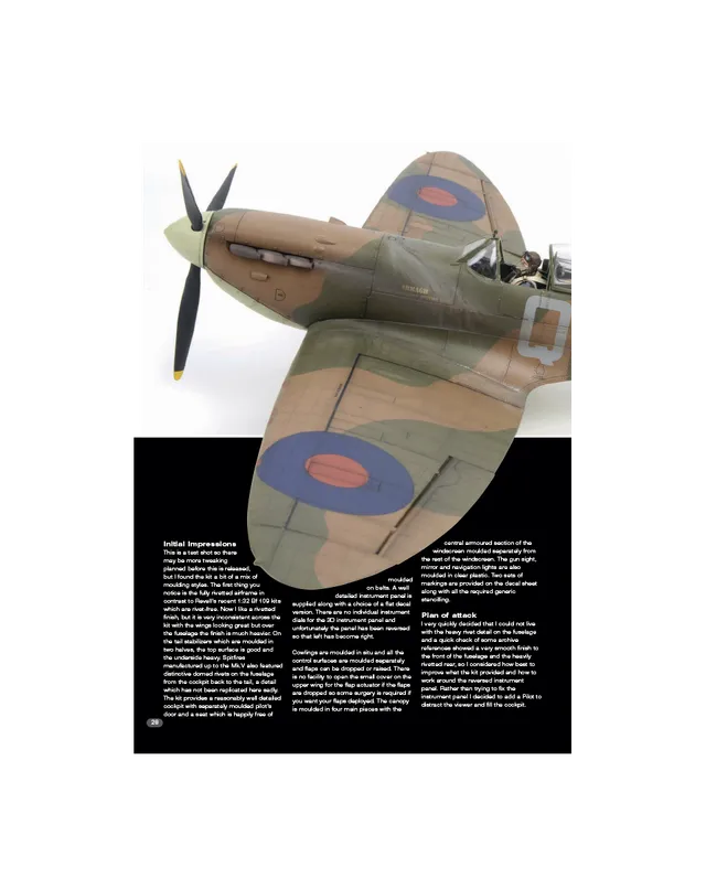 AFV Modeller AIR AIR54 articolo PDF Spitfire MkII A aerei