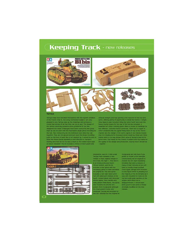 AFV Modeller Issue 30 articolo PDF Keeping Track