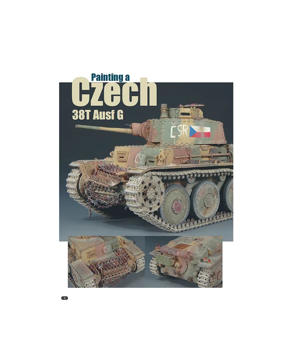 AFV Modeller Issue 32 Czech 38 t articolo PDF pittura